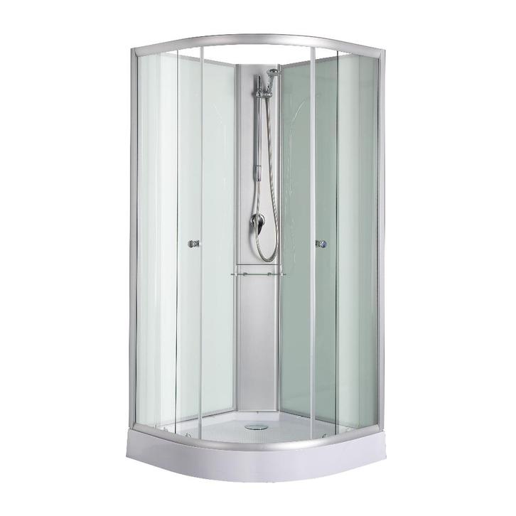 Complete Douchecabine 90x90x204 met Achterwanden Kitvrij, Doe-het-zelf en Verbouw, Sanitair, Nieuw, Douche, Glas, Ophalen of Verzenden