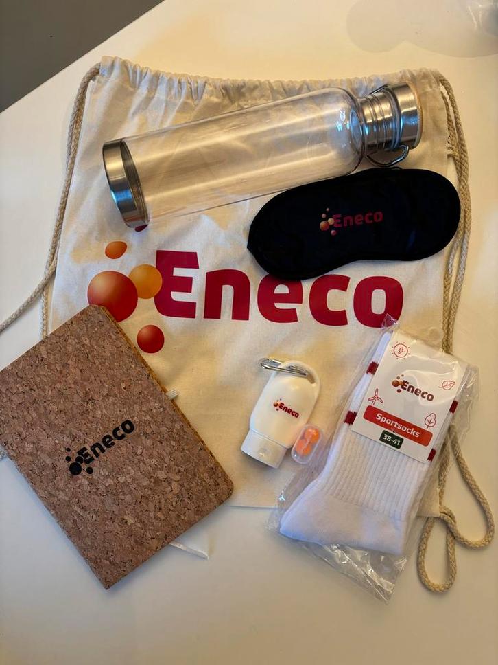 Eneco Merchandise Set - Nieuw!, Sieraden, Tassen en Uiterlijk, Uiterlijk | Cosmetica en Make-up, Nieuw, Toebehoren, Handen en Nagels