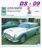 Ds9 autokaart aston martin db5 break raford ( 1963 - 1965), Verzamelen, Ophalen of Verzenden, Zo goed als nieuw