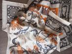 Zijden sjaal / shawl, Kleding | Dames, Mutsen, Sjaals en Handschoenen, Verzenden, Zo goed als nieuw, Maat 46/48 (XL) of groter