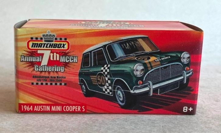 Matchbox 7th MCCH convention 64 Austin Mini Cooper., Hobby en Vrije tijd, Modelauto's | Overige schalen, Zo goed als nieuw, Auto