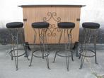 Cocktailbar '60s ( Retro/Vintage/Design ), Huis en Inrichting, Ophalen, Gebruikt, Inclusief barstoelen