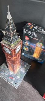 Big Ben 3D puzzel (Night Edition), Hobby en Vrije tijd, Denksport en Puzzels, Minder dan 500 stukjes, Ophalen of Verzenden, Zo goed als nieuw