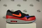 Nike Air Max 1 Black Hyper Crimson - 42, Kleding | Heren, Schoenen, -, Verzenden, Zwart, -