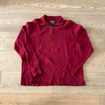 Ralph lauren quarter zip rood M  beschikbaar voor biedingen