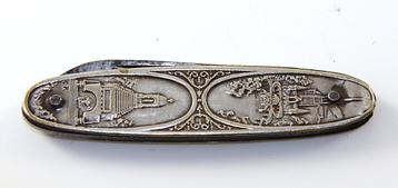 Art deco Frans zakmes "Lourdes" souvenier beschikbaar voor biedingen