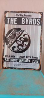 Blikken Bord The Byrds 20x30 cm, Rechthoekig Staand, A4 of kleiner, Nieuw, Ophalen of Verzenden