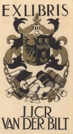 1874 Ex Libris Nederland : Jeanne Bieruma Oosting, 1945, Antiek en Kunst, Kunst | Etsen en Gravures, Verzenden