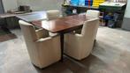 Eetkamer tafel kersenhout met 4 stoelen, Huis en Inrichting, Tafels | Eettafels, Gebruikt, Klassiek, 50 tot 100 cm, 150 tot 200 cm