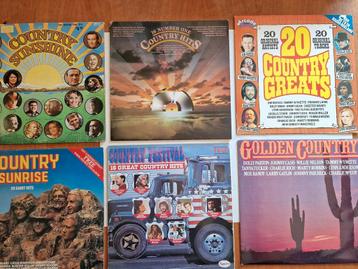 6 x verzamel country muziek beschikbaar voor biedingen