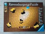 Ravensburger Krypt Goud, 631 stukjes, Ophalen of Verzenden, 500 t/m 1500 stukjes, Zo goed als nieuw, Legpuzzel