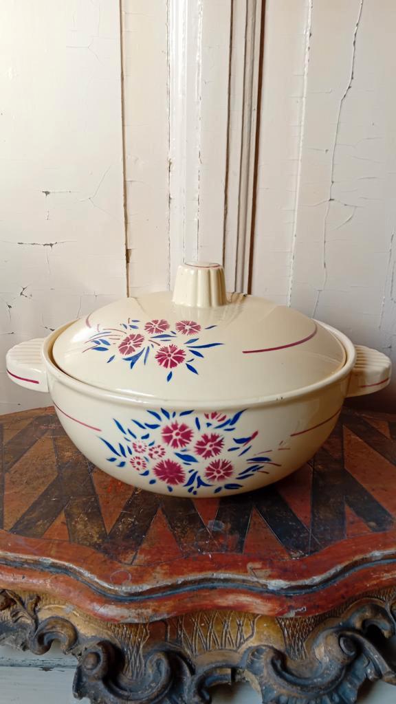 Dekschaal Badonviller/FRANCINE, Antiek en Kunst, Antiek | Schalen, Verzenden