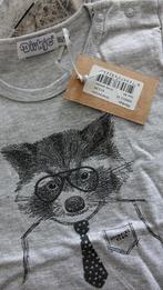 nieuw GRAPPIG shirt met vosje grijs, Kinderen en Baby's, Babykleding | Maat 86, Dirkje, Nieuw, Shirtje of Longsleeve, Verzenden