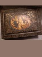 Vintage Koektrommel, Verzamelen, Blikken, Ophalen of Verzenden, Gebruikt, Koek(jes)