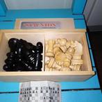 Staunton longfield schaakspel made in France, Hobby en Vrije tijd, Een of twee spelers, Ophalen, Zo goed als nieuw