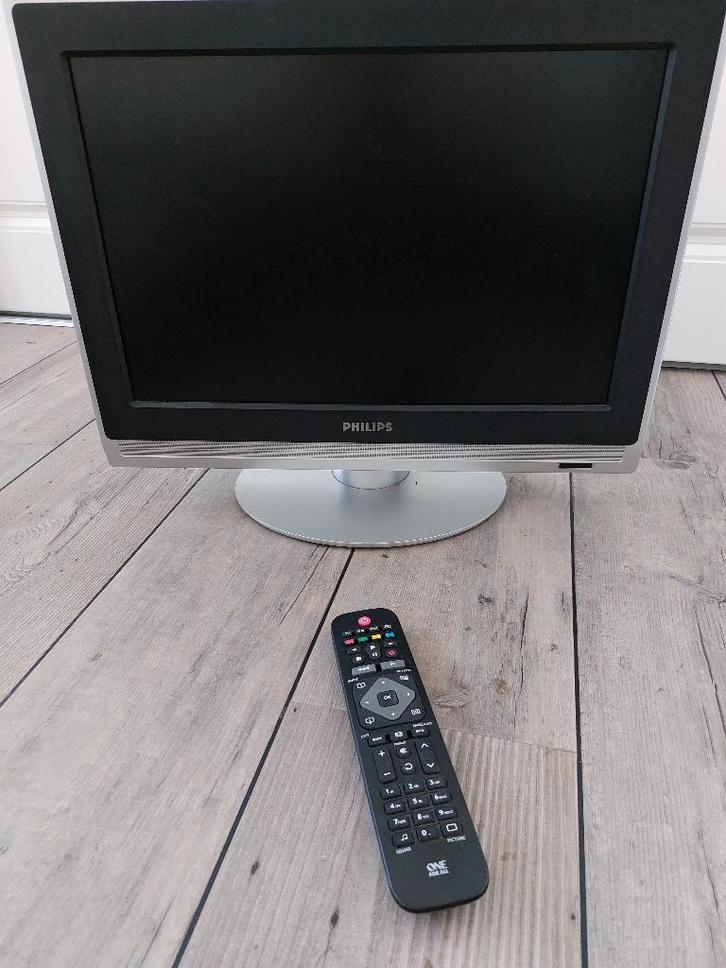 tv televisie lcd flat philips 19 inch (wij versturen niet), Audio, Tv en Foto, Televisies, Gebruikt, 40 tot 60 cm, Philips, 50 Hz