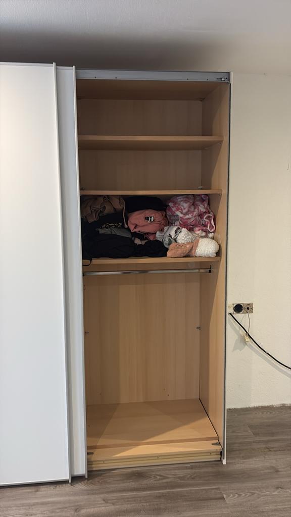 Grote 3-delige kledingkast, Huis en Inrichting, Kasten | Kledingkasten, Gebruikt, 200 cm of meer, 50 tot 75 cm, Met lade(s), Overige materialen