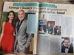 George Clooney Artikel Knipsel - 4 pagina's  -, Ophalen of Verzenden, 1980 tot heden, Buitenland, Knipsel(s)