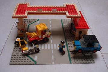 Lego 6371 Shell Service station compleet met bouwhandleiding beschikbaar voor biedingen