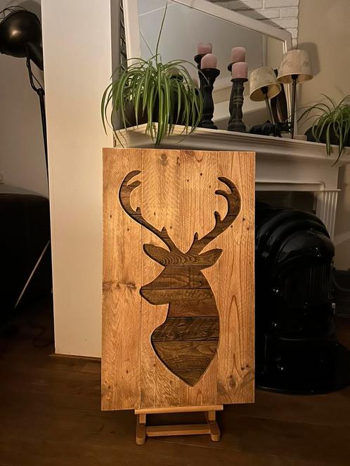 Wandbord “Hert”, Huis en Inrichting, Woonaccessoires | Wanddecoraties, Nieuw, Ophalen