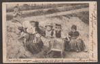 nieuwland met boerenkinderen in klederdracht, Verzenden, Voor 1920, Gelopen, Zeeland