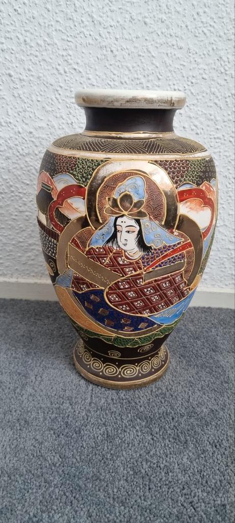 Japanse Satsuma Vaas 30cm!, Antiek en Kunst, Antiek | Vazen, Ophalen