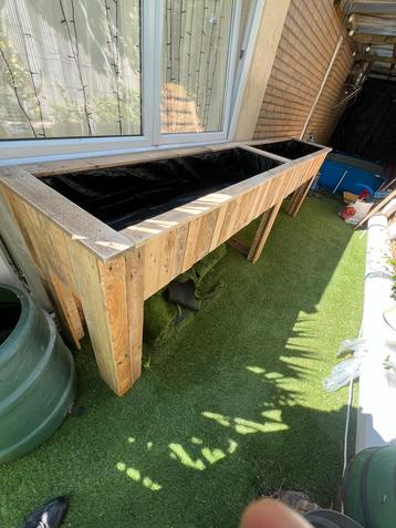 Plantenbak/Moestuin op Maat - Gerecycled Hout beschikbaar voor biedingen