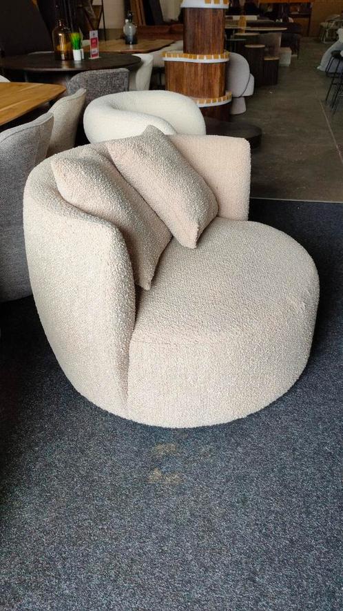 ⚠️LET OP⚠️Eleonora Fauteuil Louis Zandkleur B-keuze, Huis en Inrichting, Fauteuils, Nieuw, Hout, Kunststof, Leer, Metaal, Riet of Rotan