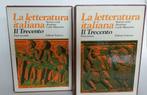 literatuur La letteratura italiana Deel 1 en 2 Il Trecento, Boeken, Diverse auteurs, Ophalen of Verzenden, Europa overig, Zo goed als nieuw