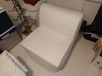 Te koop 1 persoons slaap bank Ikea Lycksele Lövås, Huis en Inrichting, Ophalen, Eenpersoons, Wit, 190 cm of minder