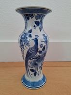 Porceleyne Fles Royal Delft vaas vogel Delftsblauw, Antiek en Kunst, Ophalen of Verzenden