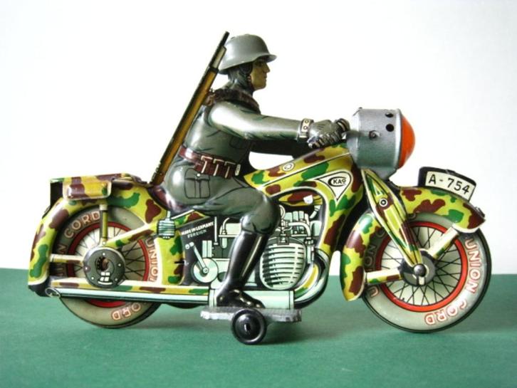 Arnold / CKO militair blikken motorfiets Germany 1930er, Antiek en Kunst, Antiek | Speelgoed, Ophalen of Verzenden
