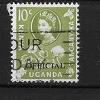 Kenya Uganda Tangayika 1960 bloemen, Postzegels en Munten, Postzegels | Afrika, Verzenden, Tanzania, Gestempeld