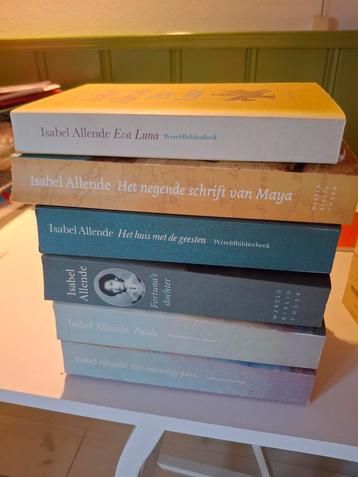 Isabel Allende boeken beschikbaar voor biedingen
