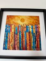 Verschillende schilderijen, landkaart en tekeningen, Ophalen, Schilderij, Minder dan 50 cm