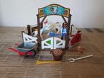 Playmobil wit paard met veulen en verzorger, Ophalen of Verzenden, Zo goed als nieuw