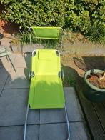 Ligbed met zonnedak Nieuw!, Tuin en Terras, Ligbedden, Ophalen, Nieuw