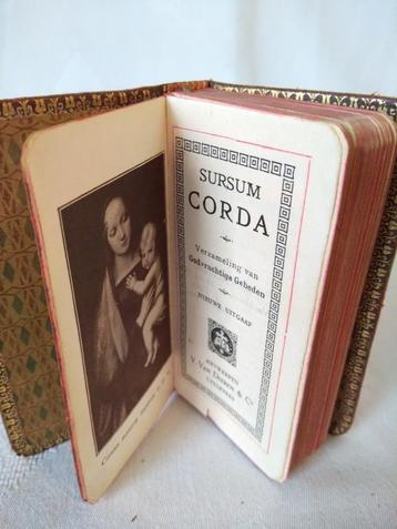 gebeden BOEKJE '" Sursum Corda"" leergebonden Antwerpen 1930 beschikbaar voor biedingen