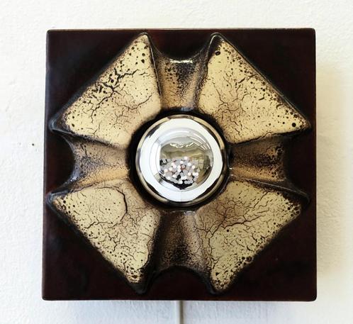 Vintage Fat Lava PAN wandlamp Space Age keramiek plafondlamp, Huis en Inrichting, Lampen | Wandlampen, Gebruikt, Ophalen of Verzenden