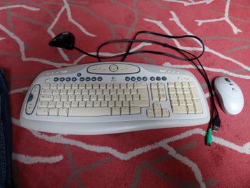 Logitech Multimedia keyboard, muis en wireless receiver beschikbaar voor biedingen