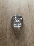 Shell glazen press papier bureau, Ophalen, Zo goed als nieuw