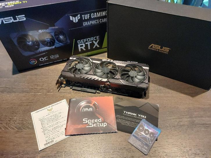 ASUS TUF RTX 3080 Ti OC, Computers en Software, Videokaarten, Zo goed als nieuw, Nvidia, PCI-Express 4.0, GDDR6, HDMI, DisplayPort