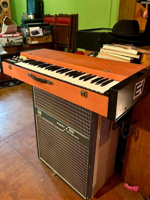 Vintage jaren ‘60 Lesley versterker met orgeltje, Muziek en Instrumenten, Orgels, Gebruikt, Overige typen, 1 klavier, Ophalen