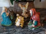 Grote Gipsen Kerstgroep - 22 Delig, Antiek en Kunst, Ophalen
