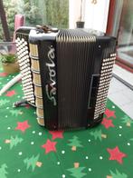 Accordeon in heel uitstekende staat, Gebruikt, Met riemen, Overige formaten, Knopaccordeon