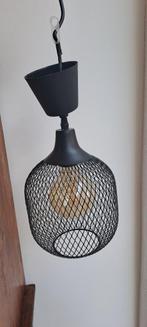 HangLamp zwart .. h=25 cm x b=20 cm, Ophalen of Verzenden, Zo goed als nieuw, Metaal, Minder dan 50 cm