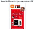 Xiaomi Real Capaciteit Micro -geheugenkaart 2TB, Ophalen of Verzenden, MicroSD, Sony, 1 TB of meer
