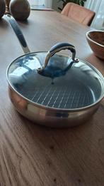 Zgan Hapjespan 26 cm., Huis en Inrichting, Keuken | Potten en Pannen, Ophalen of Verzenden, Zo goed als nieuw, Rvs, Koekenpan of Braadpan