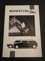 Brochure Renault Clio Night & Day 1992 Frankrijk, Ophalen of Verzenden, Zo goed als nieuw, Renault