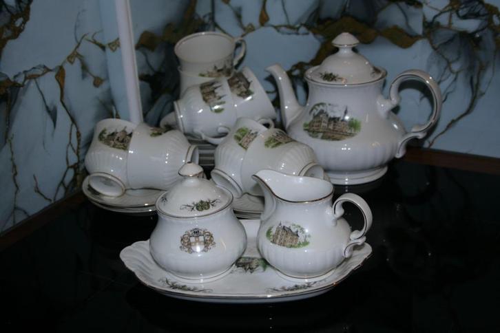 Original Dutch Castle Thee-Servies, Antiek en Kunst, Antiek | Servies compleet, Ophalen of Verzenden